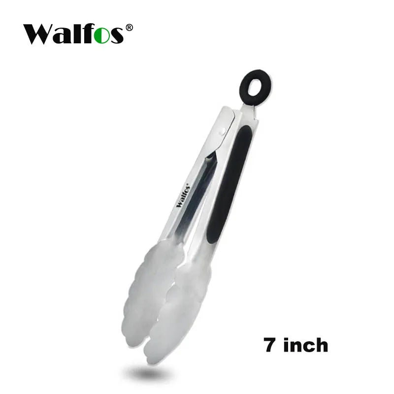 BBQ Grilling Tong Salad Serving Food Tong Stainless Steel Metal - Motionshop