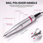 45000RPM Nail Drill Machine Cutters Professional Electric Nails Sander File for Gel Nails Polishing Remove Home Manicure Salon