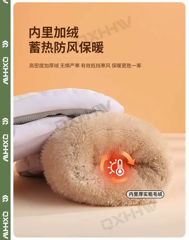 Winter Gloves for Men and Women To Keep Warm and Cold-proof Electric Vehicles Outdoor Rain-proof Ski Gloves for Men's Riding