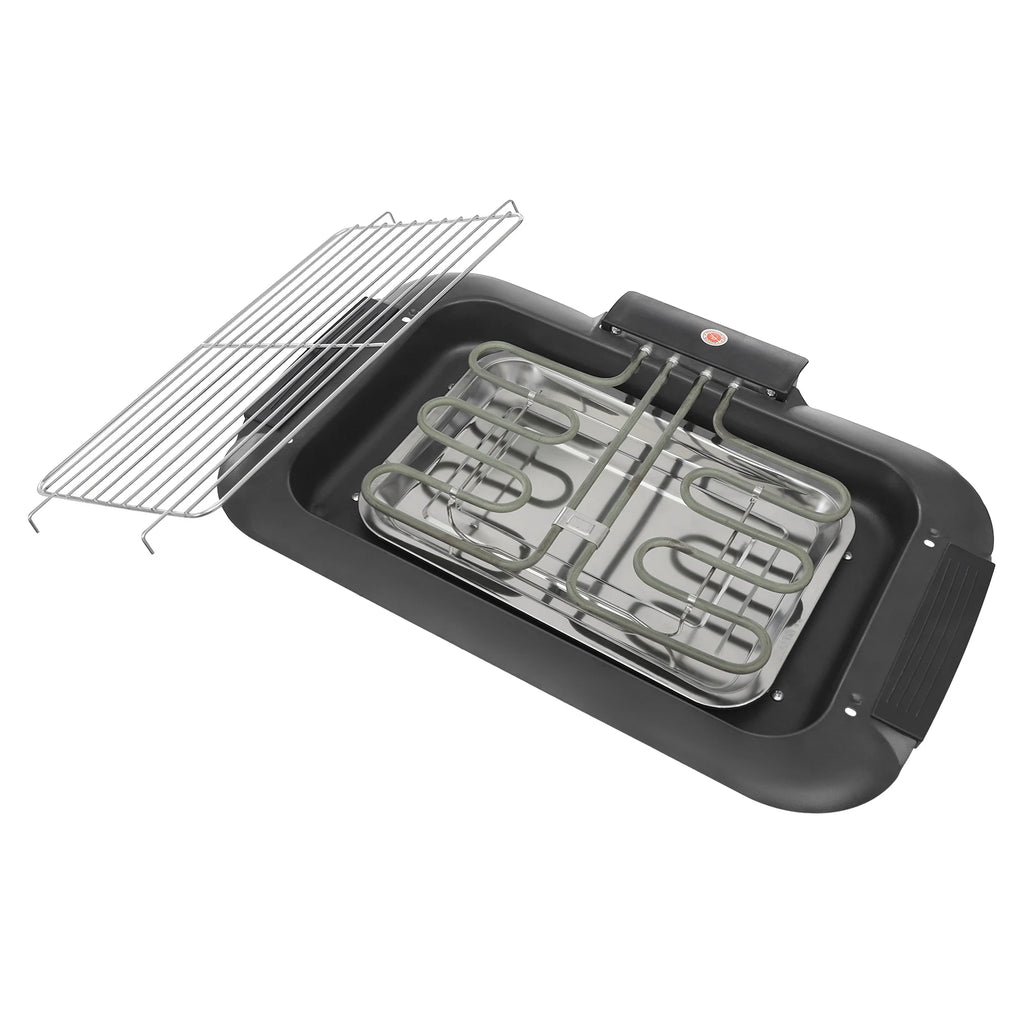 Electric Grill 2000W 6 Gears Electric Table Grill Lightweight Countertop Barbecue Grill