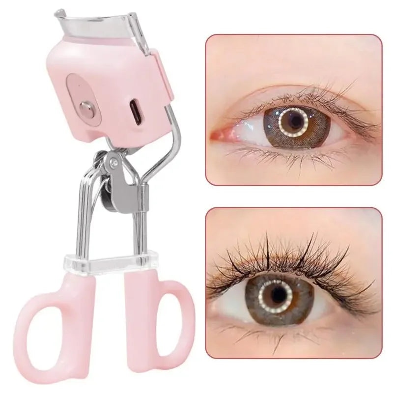 Electric Eyelash Curler Portable Electric Heated Comb Eye Lash Perm Long Lasting Eyelashes Thermal Eyelash Curler Makeup Tools - Motionshop