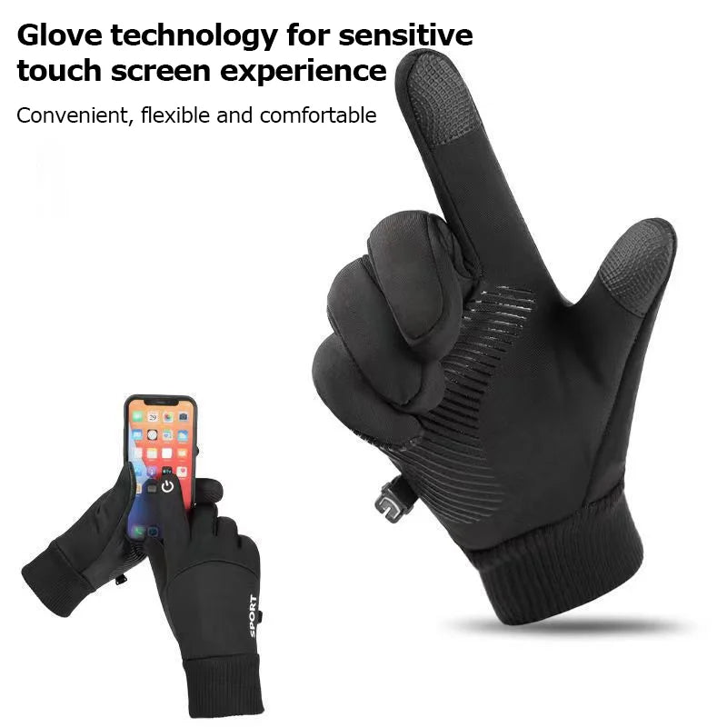 Winter Gloves Men Women Touch Screen Warm Gloves Water Resistant Windproof