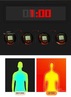 USB Self Heated Jacket Warm Coats Winter Thermal Skiing Camping Hiking Jacket