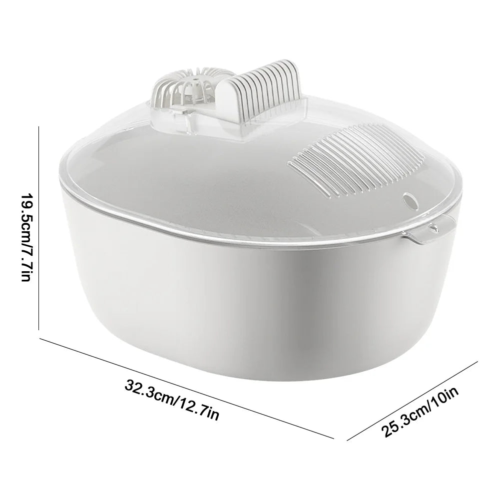 4 in 1 Defrosting Tray Physical Thawing Plate Frozen Meat Circulating Defroster