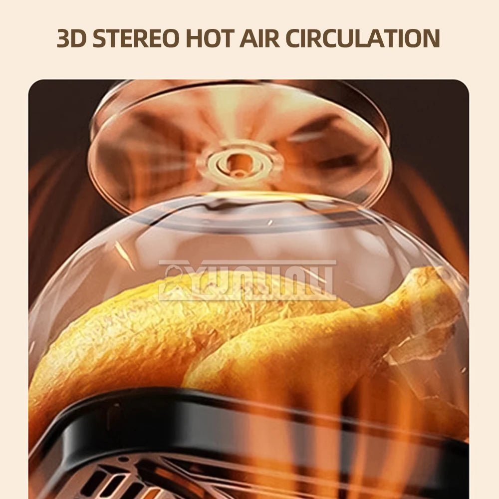 Multifunctional Electric Glass Visual Air Fryer