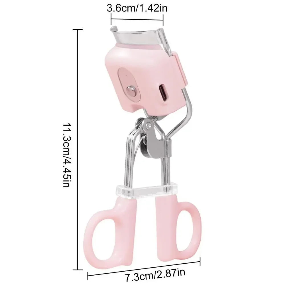 Electric Eyelash Curler Portable Electric Heated Comb Eye Lash Perm Long Lasting Eyelashes Thermal Eyelash Curler Makeup Tools - Motionshop