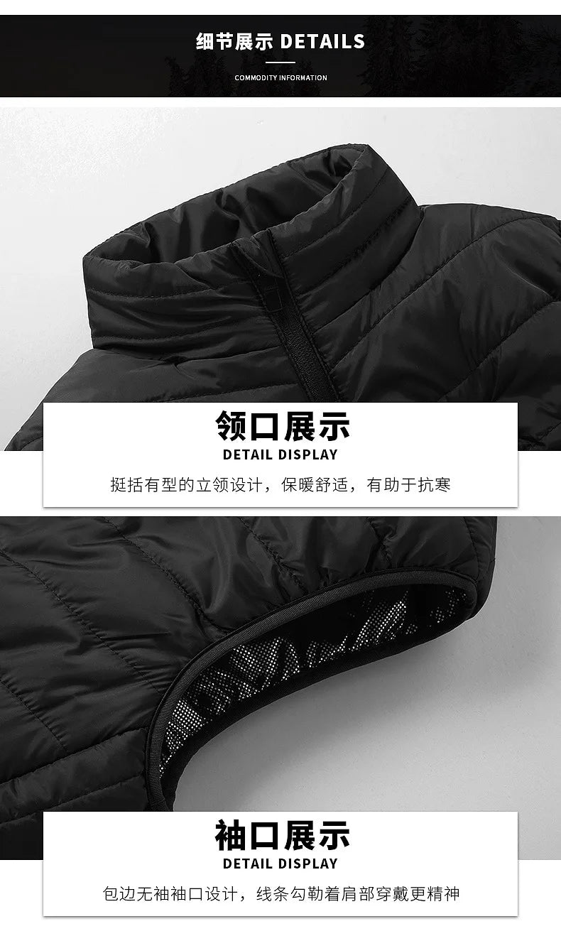 21 Areas Electric Usb Heater Tactical Vest Jacket Man Thermal Vest Body Warmer Coat 6XL