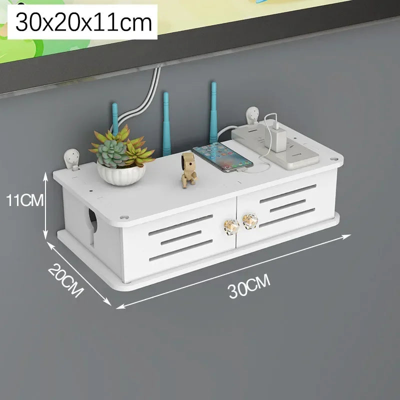 Wireless Wifi Router Shelf And Storage Box - Motionshop