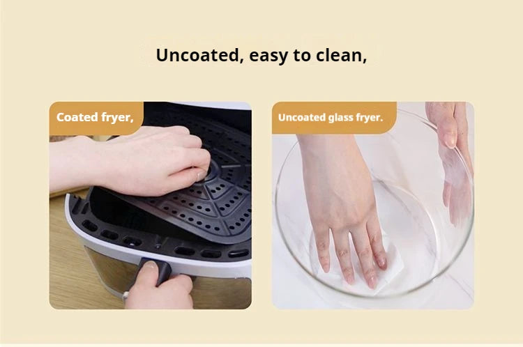 Large capacity electric oven with air fryer, beige French fry maker, gift visible fryer