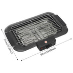 Electric Grill 2000W 6 Gears Electric Table Grill Lightweight Countertop Barbecue Grill