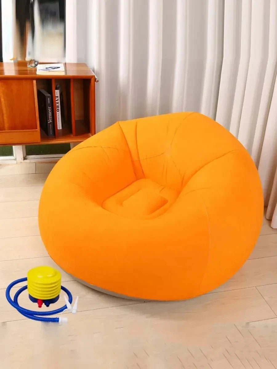 Inflatable Lazy Sofa Folding Portable Pvc Inflatable Air Chair for Living Room