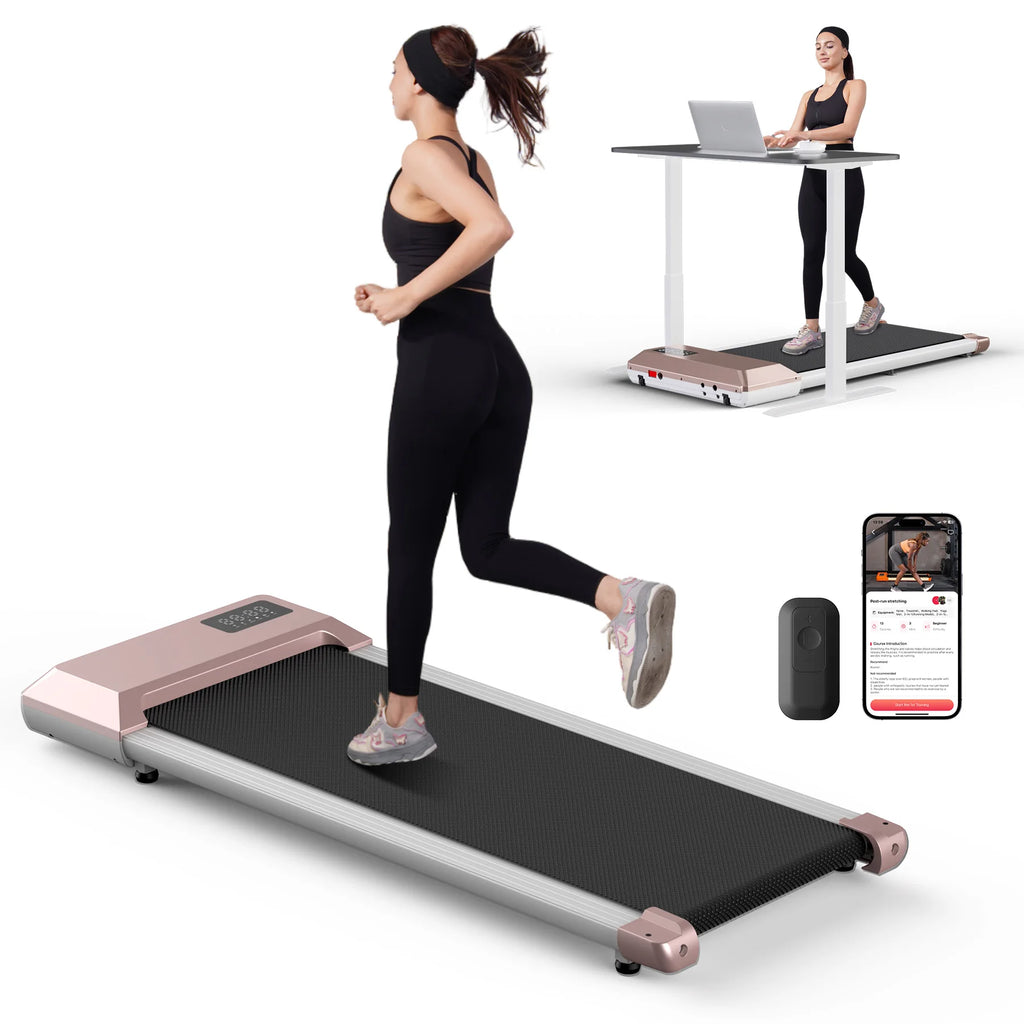 Walking Treadmill,2.5HP Motor,Anti-Slip Shock Absorption,Mini Treadmill for Home Office Remote Control Walkingpad Exercise