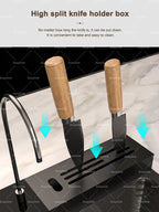 Stainless Steel Kitchen Sink With Waterfall Extra Large Single Bowl Digital Display Multifunctional Dishwashing Sinks