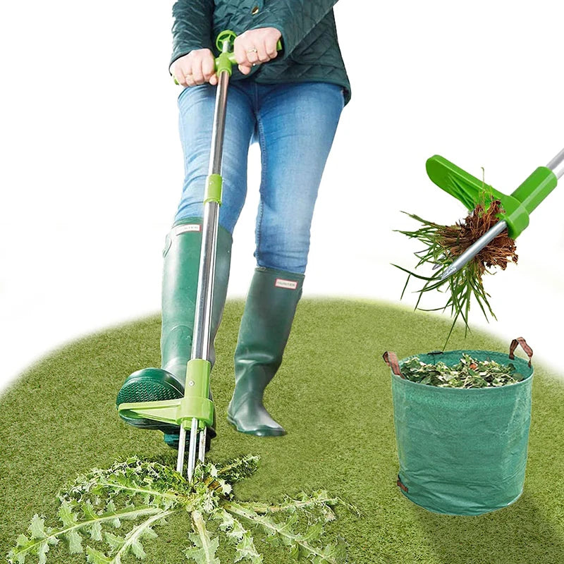 Long Handle Weed Remover – Durable Garden Root Puller - Motionshop