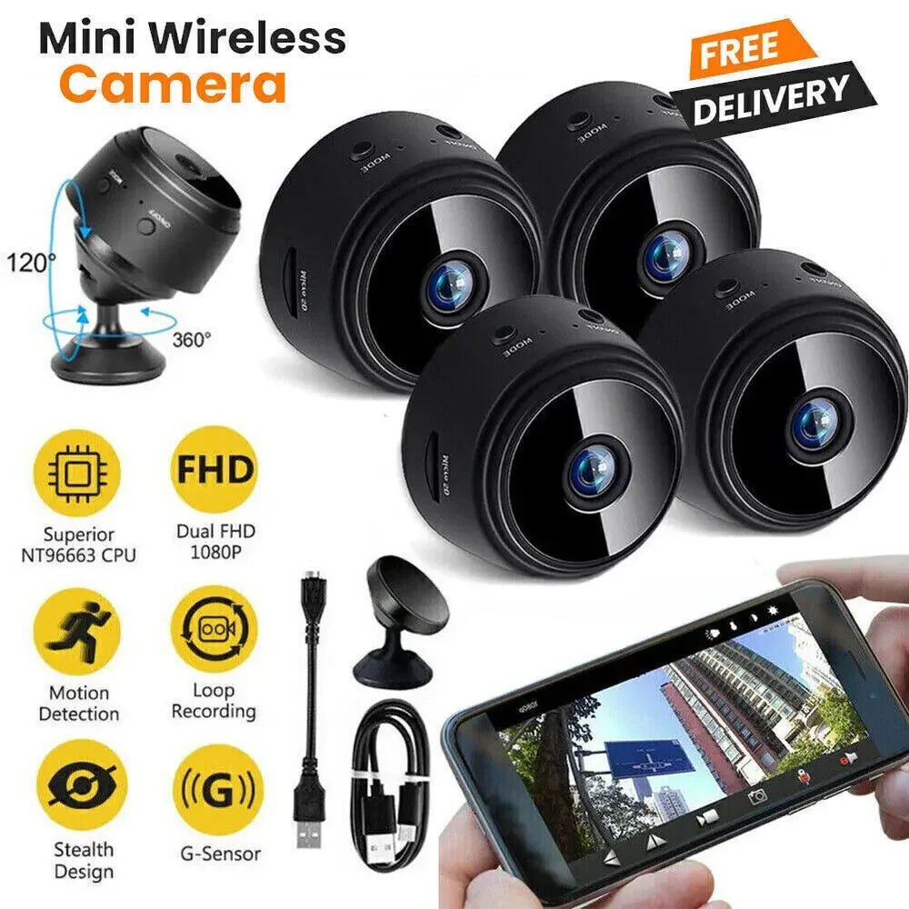 A9 Mini HD Surveillance Camera WiFi Wireless Security Protection Remote Monitor