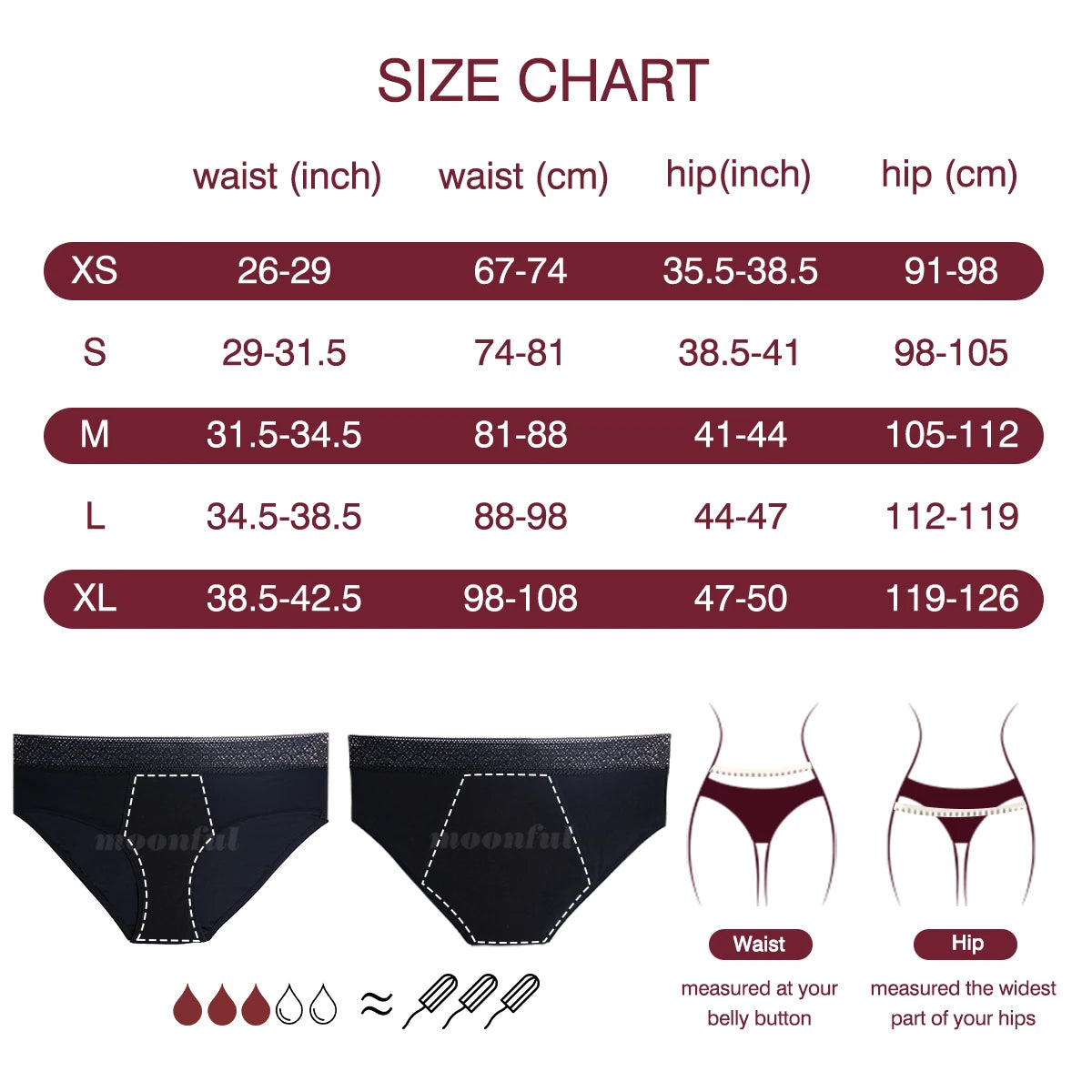 4-Layer Menstrual Underwear – Comfortable &amp; Absorbent Protection | Motionshop - Motionshop