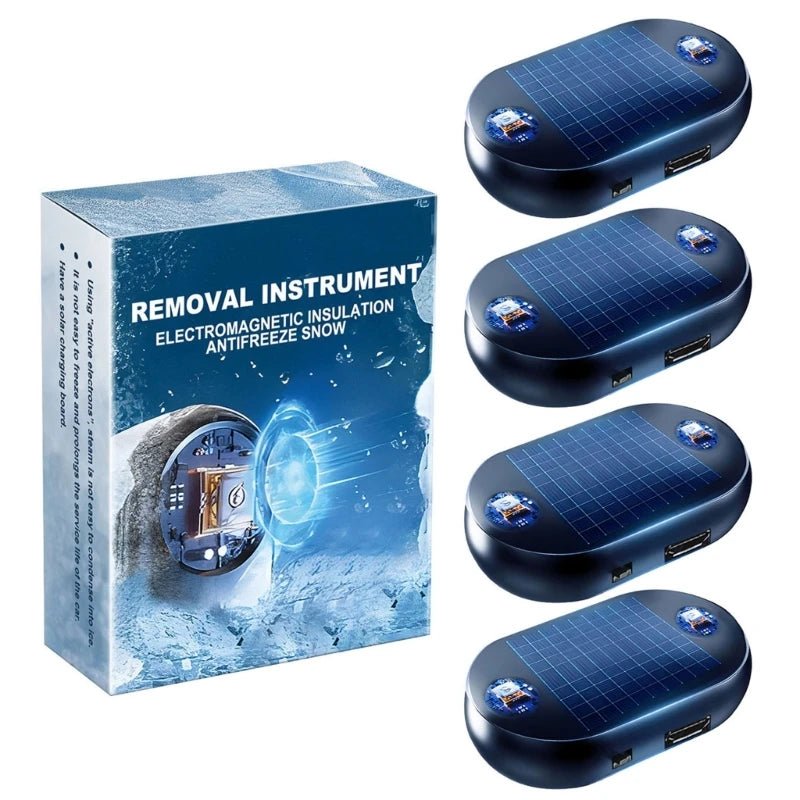 Electromagnetic Car Deicer For Ice Prevention And Automatic Defrosting Winter Use With Molecular Vibrations Technology 4pcs