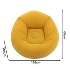 Inflatable Lazy Sofa Folding Portable Pvc Inflatable Air Chair for Living Room