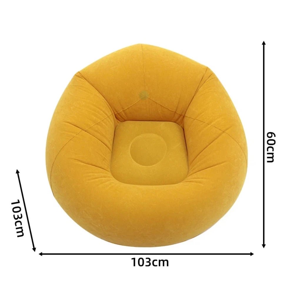 Inflatable Lazy Sofa Folding Portable Pvc Inflatable Air Chair for Living Room