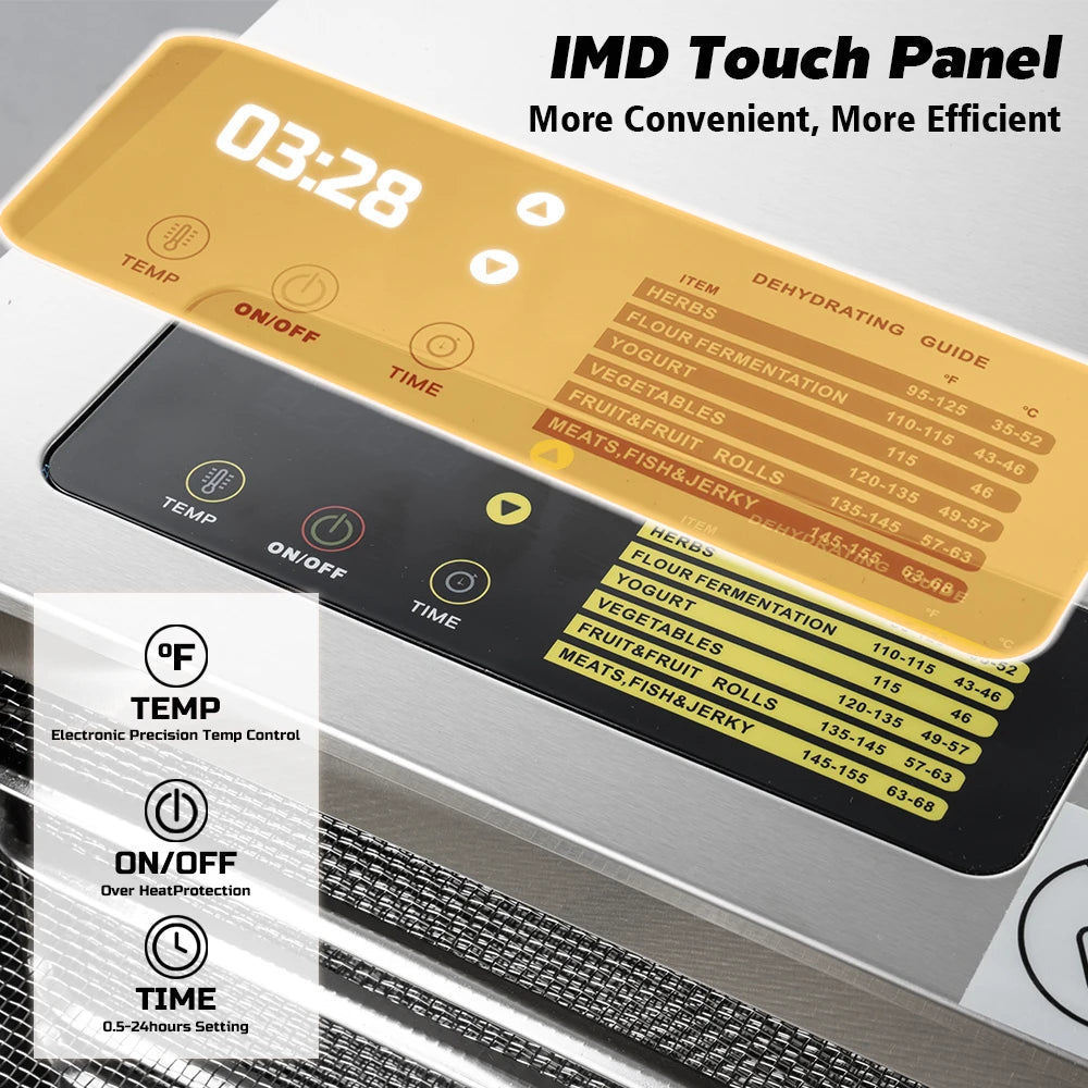 220V 110V Dry Fruit Machine Food Dehydration Dryer Fruit Dryer Commercial Stainless Steel Food Dryer Dried Vegetables Pet Snacks Motionshop