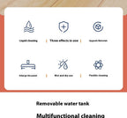 Large Household Spray Mop With Replaceable Microfiber Pad For Wet And Dry Cleaning Microfiber Pads Rotating Spray Mop Broom