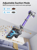Laresar V10 Lite 38000Pa Cordless Vacuum Cleaner Handheld Strong Suction Button Smart Home Appliance for Carpets Hair 45 Mins