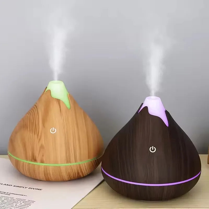 350ML Remote Control Ultrasonic Air Humidifier 7 Color LED Light