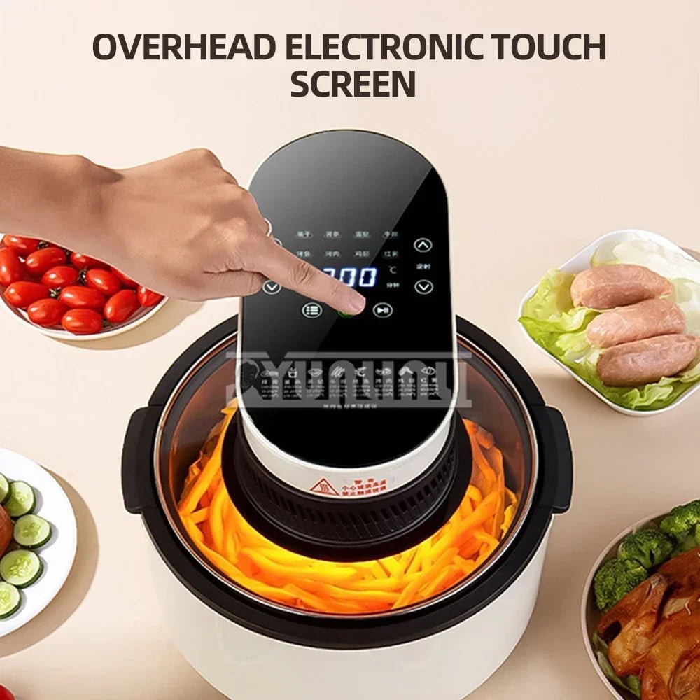 Household Touch Screen Air Fryer Multi-function Intelligent Oil-free Electric Fryer