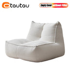 OTAUTAU Bean Bag Lounger Cover Without Filler Floor Seat Beanbag Sofa Bed Ottoman Pouf Footrest Stool SF196
