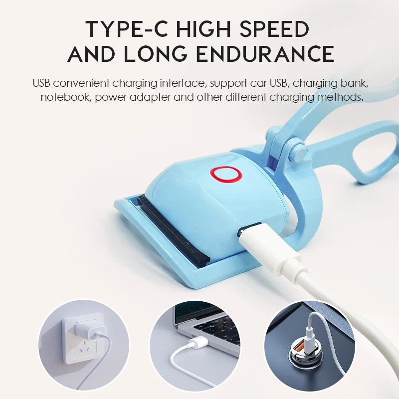 Heated Eyelash Curler – Electric Lash Lift Comb - Motionshop