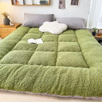 Mattress Topper Warm Lamb Fleece Mattress Upholstered Bed Winter Student Dormitory Sleeping Pad Single Double Floor Mat