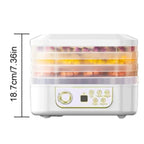 Fruit Jerky Maker 220V Temperature Adjustable 0-70 Degree Meat Food Dehydrator Machine for Fruits Meat Vegetables Candy & Snacks