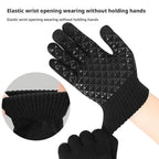 Electric USB Heated Gloves Winter Gloves Thermal Touch Screen Thermal Windproof Warm Knitted Glove Motorcycle Bicycle Gloves