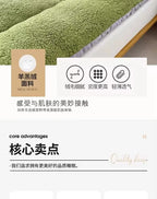 Mattress Topper Warm Lamb Fleece Mattress Upholstered Bed Winter Student Dormitory Sleeping Pad Single Double Floor Mat