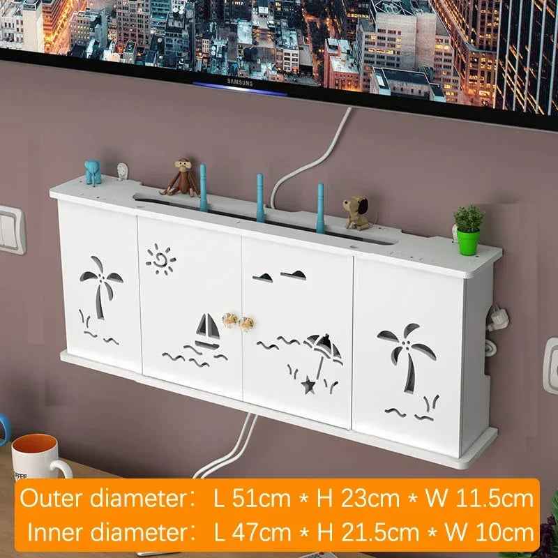 Wireless Wifi Router Shelf And Storage Box