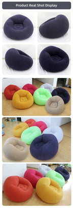 Inflatable Lazy Sofa Folding Portable Pvc Inflatable Air Chair for Living Room