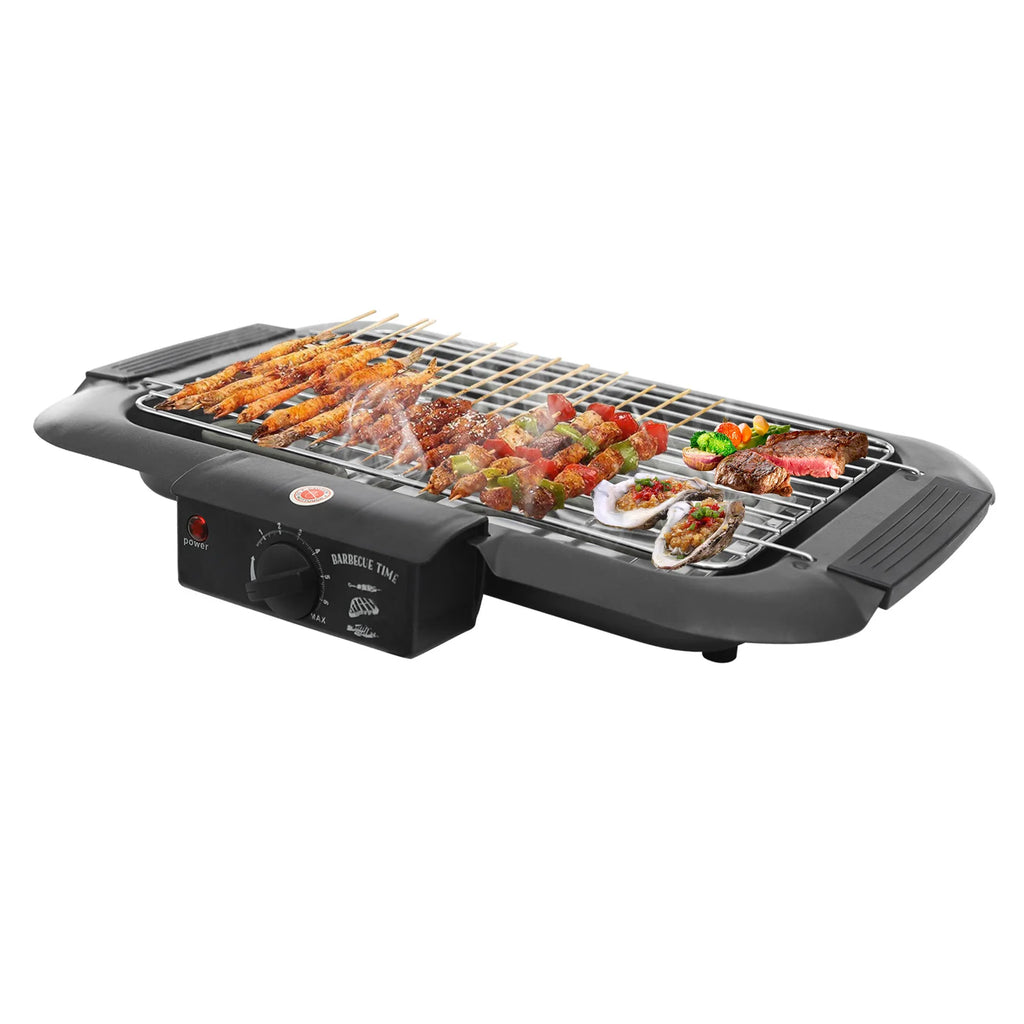 Electric Grill 2000W 6 Gears Electric Table Grill Lightweight Countertop Barbecue Grill