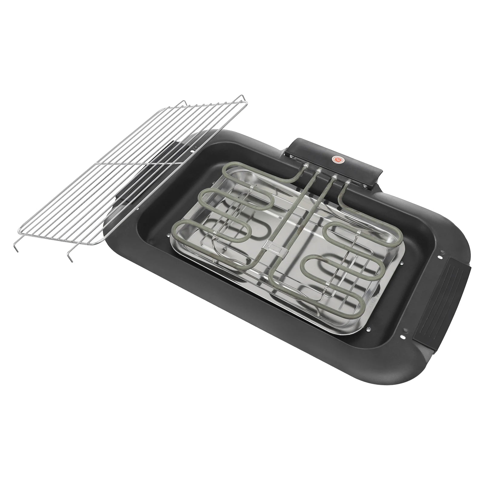 Electric Table Grill 2000W 6 Temperature Gears Grill Plate Electric Barbecue Grill Durable for Family Gathering Indoor Camping