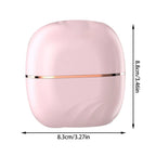 Portable Hair Straightener Brush Anti-Scald Shell Cordless USB Charging