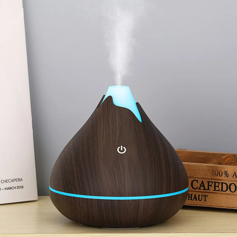 350ML Remote Control Ultrasonic Air Humidifier 7 Color LED Light