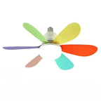 40W Ceiling Fan Light E27 with Remote LED Dimming Function Suitable for Living Room Study and Home use 85-265V
