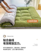 Mattress Topper Warm Lamb Fleece Mattress Upholstered Bed Winter Student Dormitory Sleeping Pad Single Double Floor Mat
