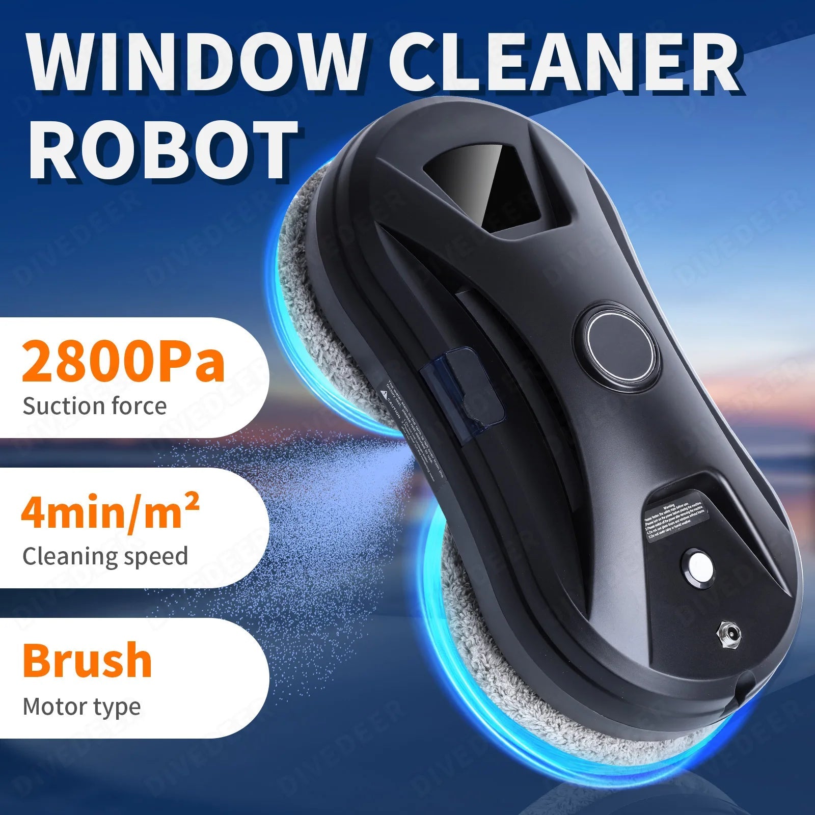 Vacuum Window Cleaning Robot Window Cleaner Electric Glass limpiacristales Remote Control