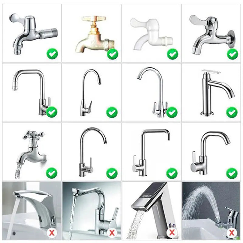 Drehbarer 360-Grad-Wasserhahn-Extender
