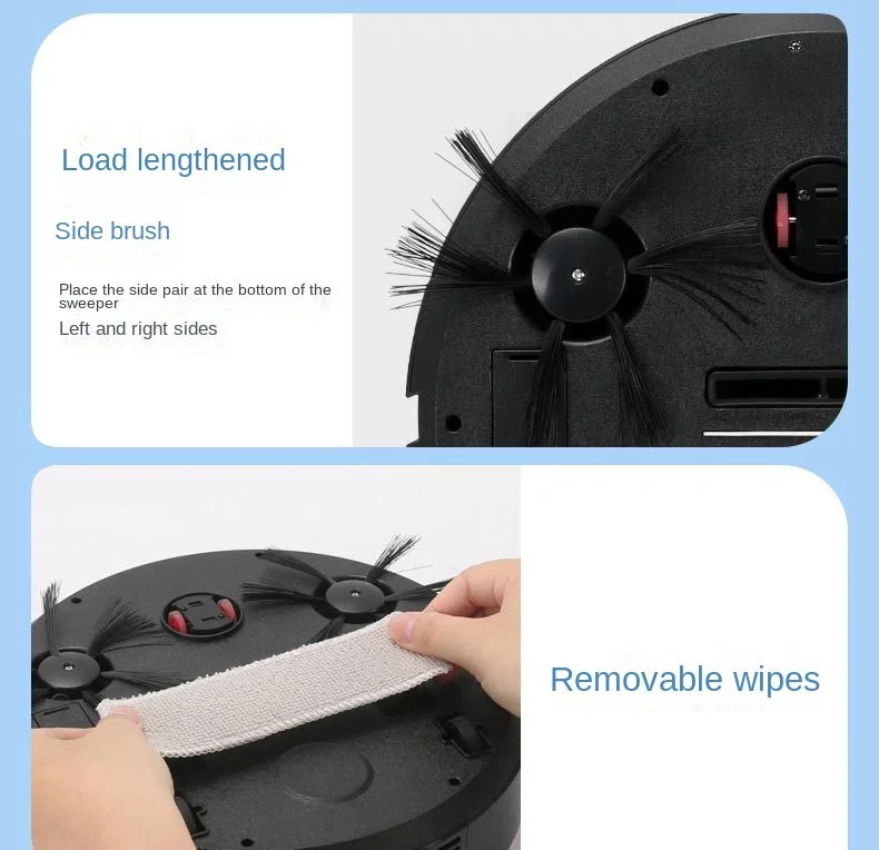 5-in-1 Wireless Smart Robot Vacuum Cleaner Multifunctional Super Quiet Vacuuming Mopping Humidifying For Home Use Home Appliance