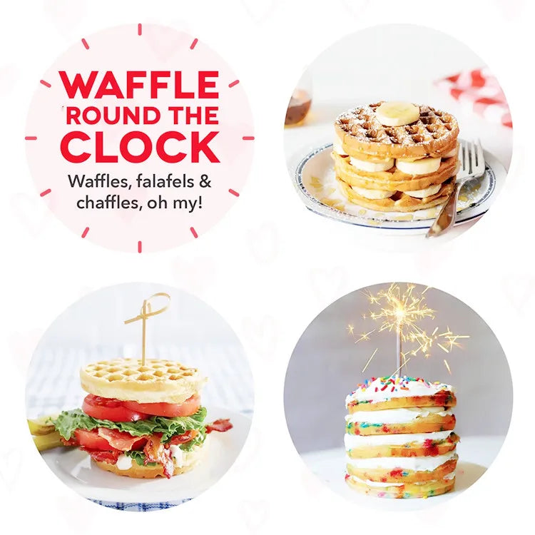 Electric Waffle Machine Portable Home Breakfast Machine Waffle Maker