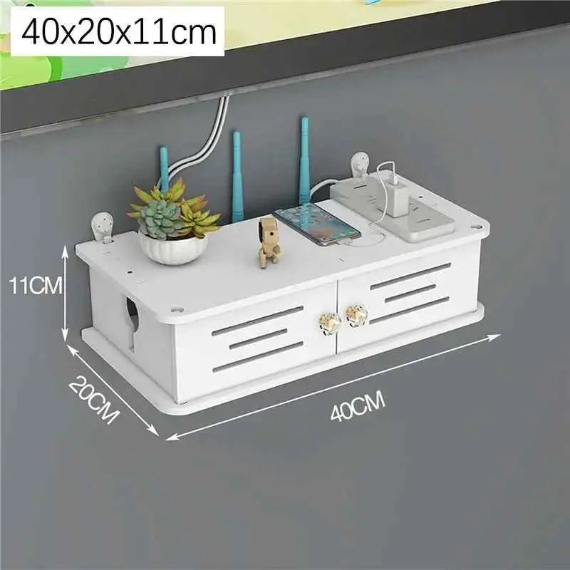 Wireless Wifi Router Shelf And Storage Box