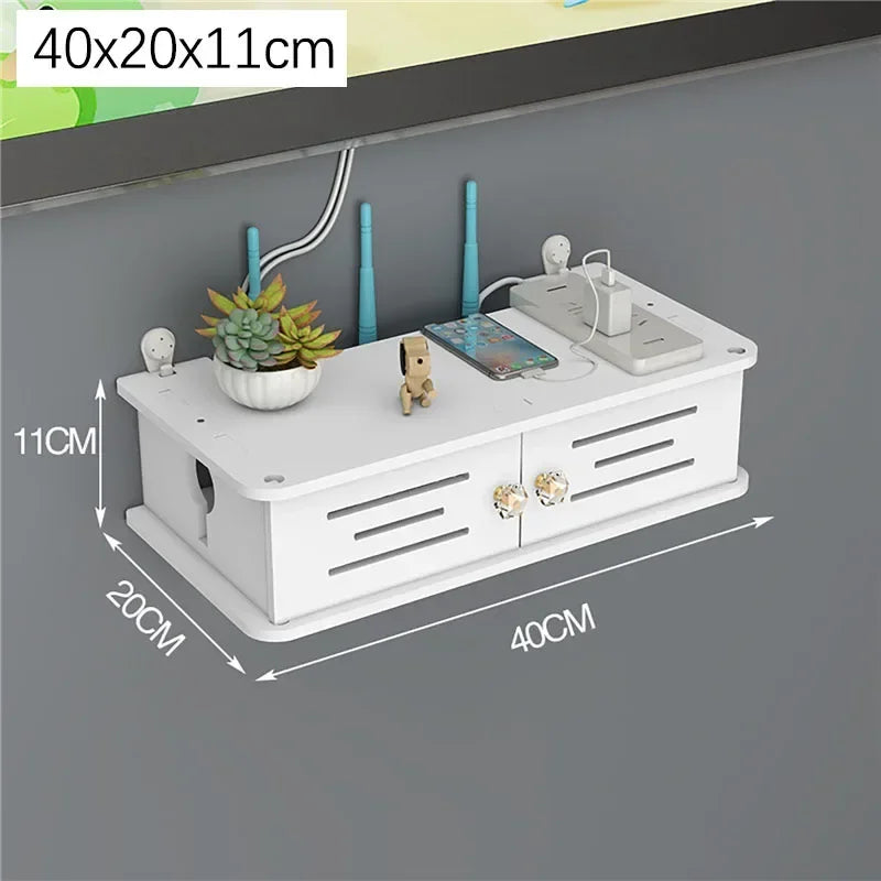 Wireless Wifi Router Shelf And Storage Box - Motionshop