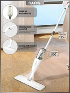 Spray Mop With Reusable Microfibers Pads 360° Rotation Floor Cleaning Mop 500ML Big Capacity Square Triangle Bottle