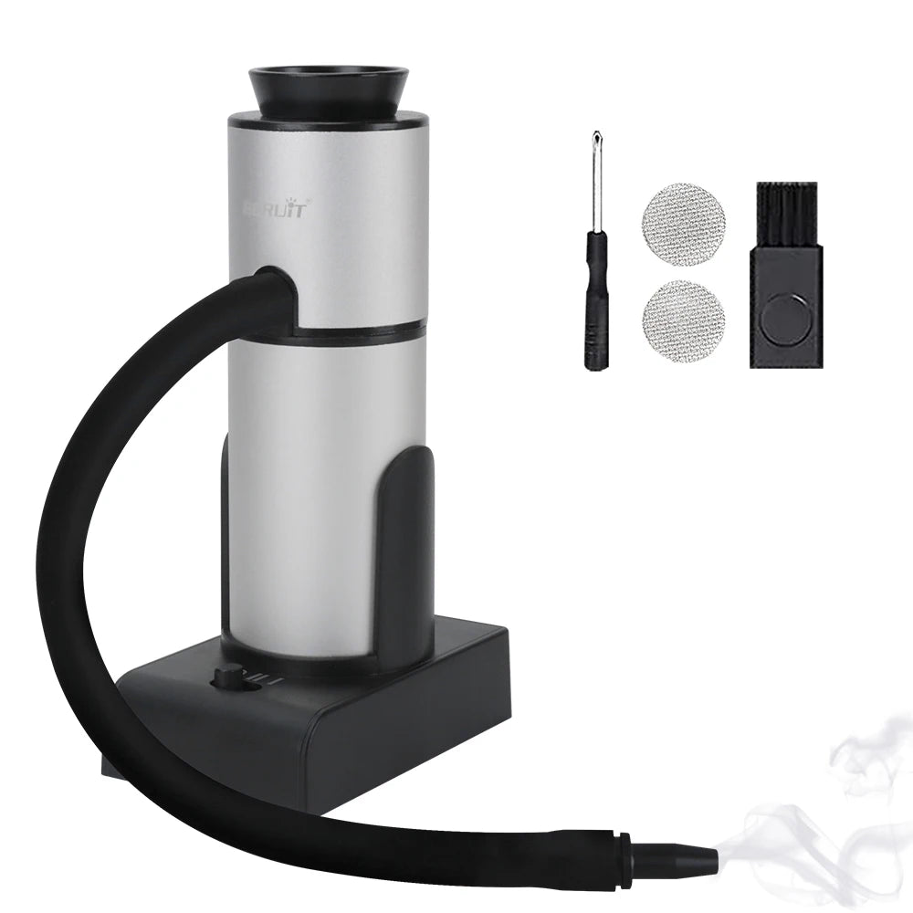 Portable Food Cold Smoke Generator Molecular Cuisine Smoking Gun Meat Burn Cooking for BBQ Cocktail Use AA Battery